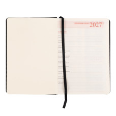 Щоденник діловий А5 Дат.2027 "Leo Planner" /252760/ "Vector", твердий, чорний, 368 стор. (1/20)
