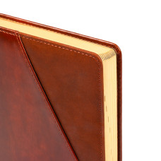 Щоденник діловий А5 Дат.2027 "Leo Planner" /252756/ "Whisky", твердий, коричневий, 368 стор. (1/20)