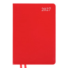 Щоденник діловий А5 Дат.2027 "Leo Planner" /252731/ "Aldento", інтегральний, червоний, 368 стор. (1/20)
