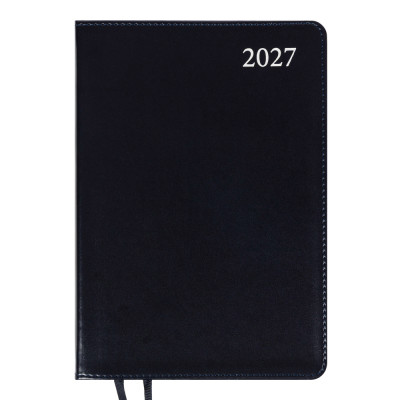 Щоденник діловий А5 Дат.2027 "Leo Planner" /252732/ "Aldento", інтегральний, чорний, 368 стор. (1/20)