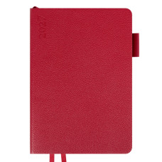 Щоденник діловий А5 Дат.2027 "Leo Planner" /252728/ "Binario", м'який, бордовий, 368 стор. (1/20)