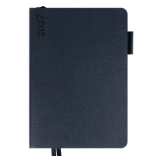 Щоденник діловий А5 Дат.2027 "Leo Planner" /252725/ "Binario", м'який, темно-синій, 368 стор. (1/20)