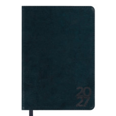 Щоденник діловий А5 Дат.2027 "Leo Planner" /252745/ "Case", інтегральний, темний смарагд, 368 стор. (1/20)