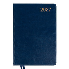 Щоденник діловий А5 Дат.2027 "Leo Planner" /252752/ "City", твердий, синій, 368 стор. (1/20)