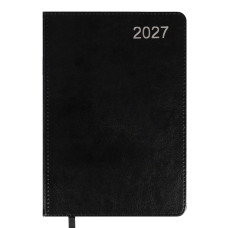 Щоденник діловий А5 Дат.2027 "Leo Planner" /252754/ "City", твердий, чорний, 368 стор. (1/20)