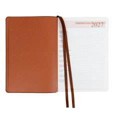 Щоденник діловий А5 Дат.2027 "Leo Planner" /252779/ "Rigato", м'який, моко, 368 стор. (1/20)