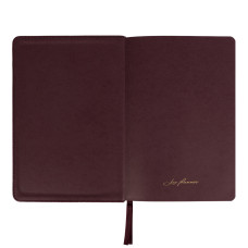 Щоденник діловий А5 Дат.2027 "Leo Planner" /252770/ "Royal", твердий, бордовий, 368 стор. (1/20)