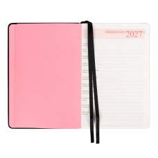Щоденник діловий А5 Дат.2027 "Leo Planner" /252777/ "Dotts", твердий, чорний, 368 стор. (1/20)