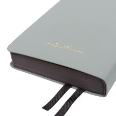 Щоденник діловий А6 Дат.2027 "Leo Planner" /252790/ "Botanic", м'який, сірий, 352 стор. (1/40)