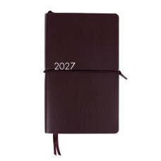 Щоденник діловий 12*20см Дат.2027 "Leo Planner" /252718/ "Glory", м'який, коричневий, 352 стор. (1/40)