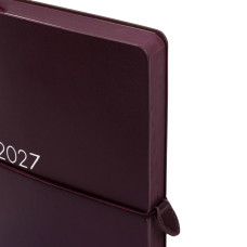 Щоденник діловий 12*20см Дат.2027 "Leo Planner" /252718/ "Glory", м'який, коричневий, 352 стор. (1/40)