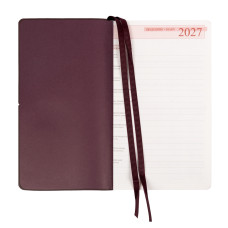 Щоденник діловий 12*20см Дат.2027 "Leo Planner" /252718/ "Glory", м'який, коричневий, 352 стор. (1/40)