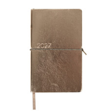 Щоденник діловий 12*20см Дат.2027 "Leo Planner" /252720/ "Glory", м'який, темно-сірий металік, 352 стор. (1/40)