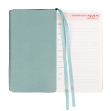 Щоденник діловий 12*20см Дат.2027 "Leo Planner" /252717/ "Glory", м'який, фісташковий, 352 стор. (1/40)