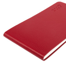 Щотижневик 10*17см Дат.2027 "Leo Planner" /252739/ "Binario", м'який, бордовий, 128 стор. (1/40)