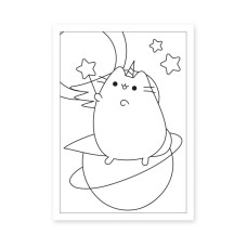 Розмальовка А4/12стор "YES" /742918/ "Pusheen" (1/100)