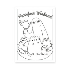 Розмальовка А4/12стор "YES" /742918/ "Pusheen" (1/100)