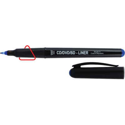 Маркер "Centropen 4616" CD-LINER зелен.  0,6мм  (10)