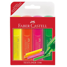 Набір маркерів "Faber-Castell" /154604/32578/254644/ 4ШТ TEXTLINER SUPERFLUOR. (1/5)
