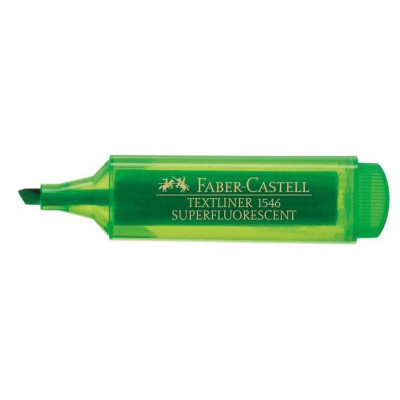 Маркер "Faber-Castell" /154663/ TEXTLINER SUPERFLUOR, зелений (10)