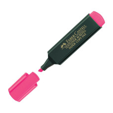Маркер "Faber-Castell" /154828/ TEXTLINER рожевий, зел. корпус (10)