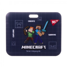 Бедж "YES " /940392/ горизонтальний, на стрічці, слайдер "Minecraft" (1/20/600)