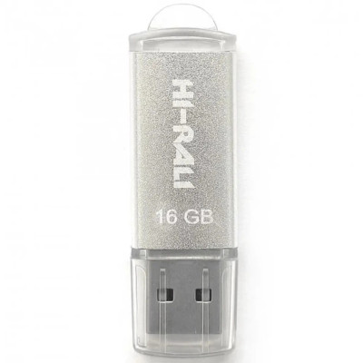 Флеш пам'ять "Hi-Rali" 16GB Rocket серія срібло