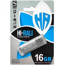 Флеш пам'ять "Hi-Rali" 16GB Rocket серія срібло