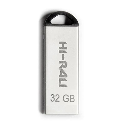 Флеш пам'ять "Hi-Rali" 32GB Fit серiя срібло