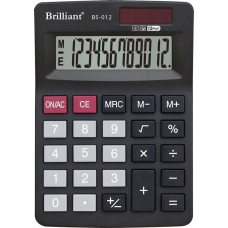 Калькулятор "Brilliant" /BS-012/ настол.12-разр.1пам.127*88*26мм