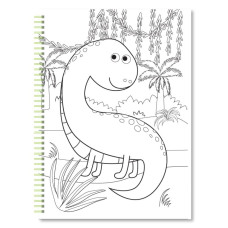 Ромальовка А4/24арк "Апельсин" /НТ-39/ "COLORING FUN" з олівцями,на пружині вн. бл. 100г/м мікс (8)