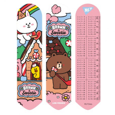 Закладка 2D "YES" /708135/ "Line Friends heroes" (1/10/100)