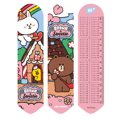 Закладка 2D "YES" /708135/ "Line Friends heroes" (1/10/100)