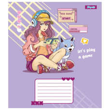 Зошит уч. "1B" 12арк.// /767199/ "Anime girl" (25/500)