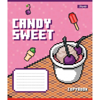 Зошит уч. "1B" 12арк.// /767201/ "Candy sweet" (25/500)