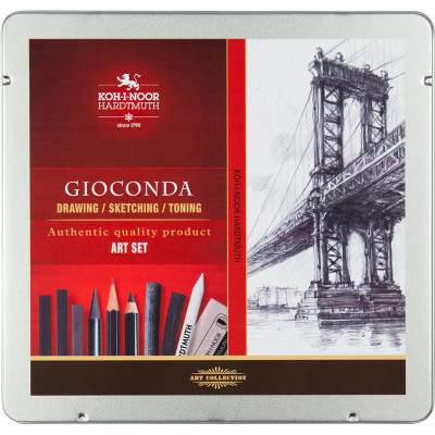 Набір художній "Koh-i-Noor" Gioconda /8898/ 23 предм./метал (1/3)