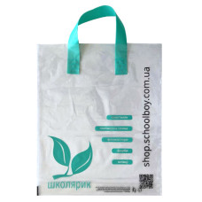 Пакет "Школярик" 30*35 П/Е 51 мкм, LDPE, прозорий, тіфані (50/1000)