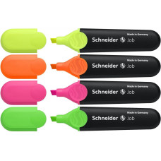 Набор маркер текст. 4 шт. SCHNEIDER 4 кол., 150 Job, в блістері (1/10)