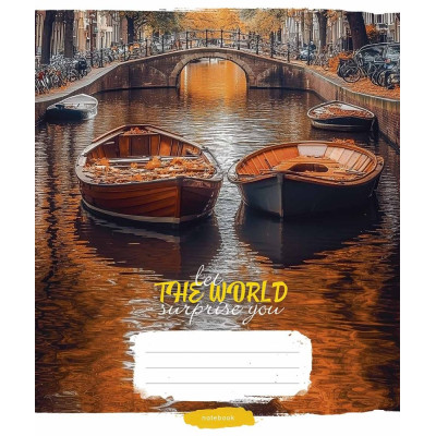 Зошит уч. "Школярик" 60арк.== /3548L/ "Let the world surprise you" ВД-лак (нейт) (10/80)