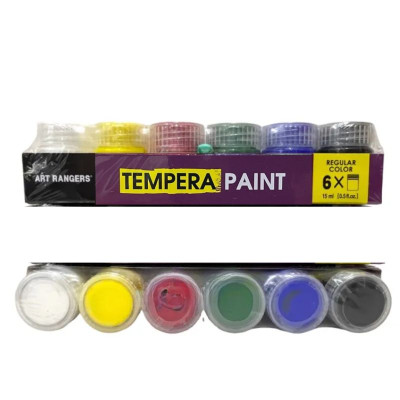 Фарба темперна "Art rangers" /PT21.06015.A/ 6 кол.*15мл TEMPERA PAINT (Regular color) (1/6/48)
