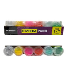 Фарба темперна "Art rangers" /PT24.06015.A/ 6 кол.*15мл TEMPERA PAINT (Glitter  color) (1/6/48)