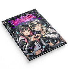 Щоденник шкільний "Soft Touch" тв.обкл. /1В3545/ виб.УФ лак, тиснення "Аніме подружки" (1/20)