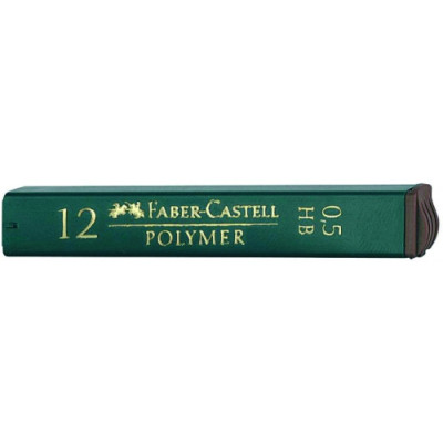 Грифель для механічного олівця "Faber-Castell" /OF/9125/521512/ 0.5ММ 2Н, 12шт у пеналі (12/576)