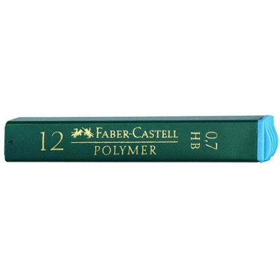 Грифель для механічного олівця "Faber-Castell" /OF/9127/521700/ 0.7ММ HB, 12шт у пеналі (12/576)