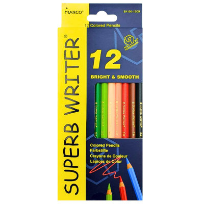 Олівці кольорові "Marco Superb writer" 12 кол. /4100-12СВ/ картон (12/240)
