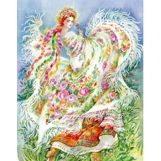 Алмазна мозаїка "Go to art" /189567/ "Україночка" 21*25 см на картоні 5D