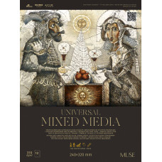 Альбом для змішаних технік "MUSE" А4/12арк. /PB-GB-012-086/ склейка, 310г/м2 (4)