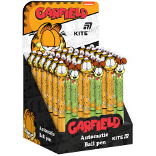 Ручка кулькова автомат "Kite" /GF25-393/ Garfield Retro, з фігуркою, синя (36/1296)