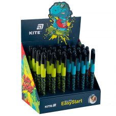 Ручка кулькова "Kite" /K25-099-1/ EasyStart  Skate, синя (24/192)