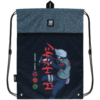 Сумка для взуття з кишенею "Kite" /NR23-601L/ Education Naruto (64823) (1/25/100)